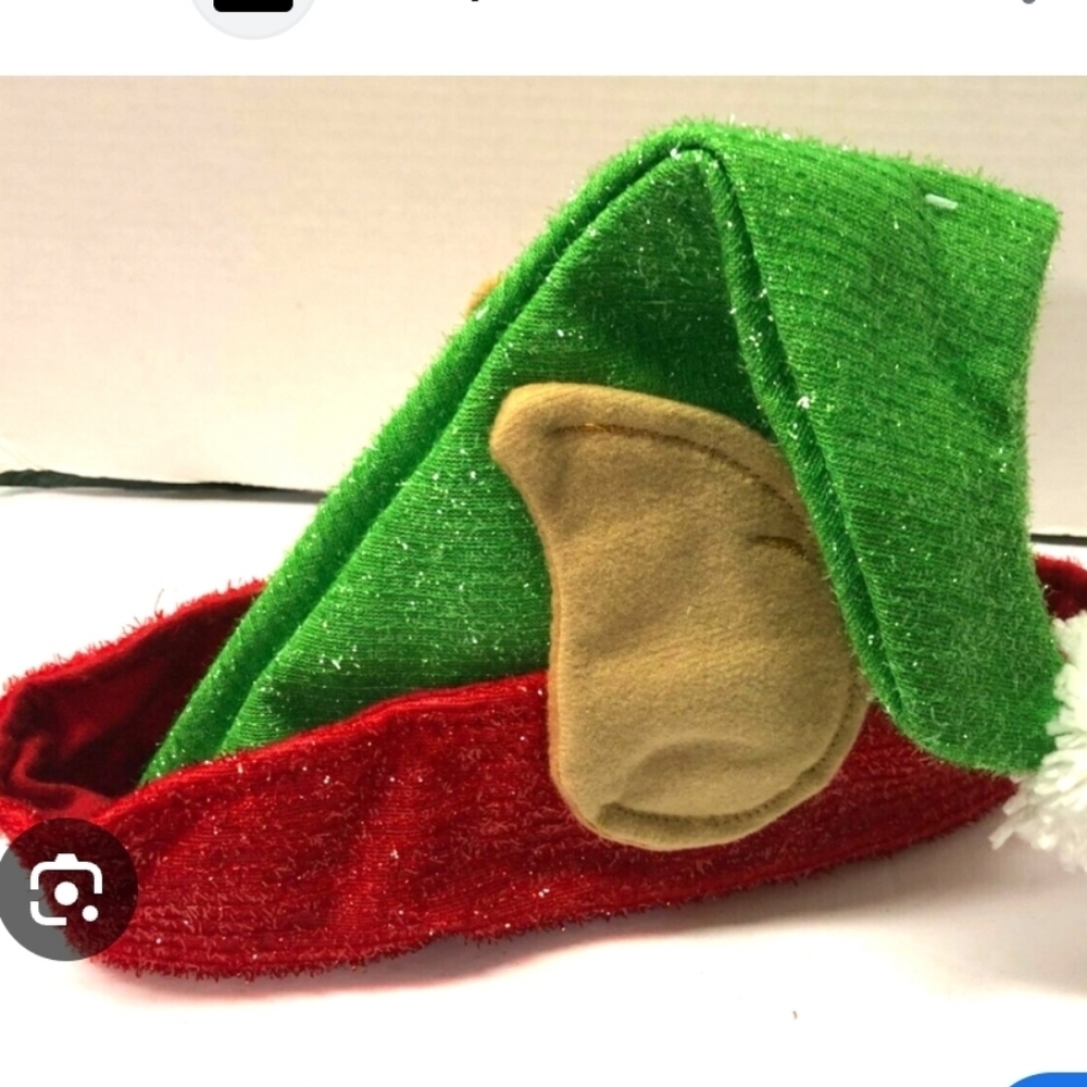 Elf Santa Christmas Hat, One Size Unisex